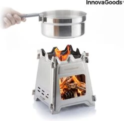 Innovagoods INKLAPBARE STALEN CAMPINGOVEN FLAMET - Camping Oven - Mini Oven - Camping Oventje - Oventje Camping - Mini Oven Vrijstaand - Mini Oventje -Buitenkampeer Winkel 1200x1169 3