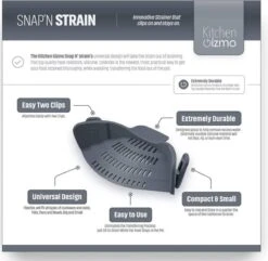 SensaHome- Siliconen Vergiet - Keuken Afgietdeksel - Afgiethulp - Siliconen - BPA Vrij - Grijs 41 SensaHome- Siliconen Vergiet - Keuken Afgietdeksel - Afgiethulp - Siliconen - BPA Vrij - Grijs -Buitenkampeer Winkel 1200x1171 3