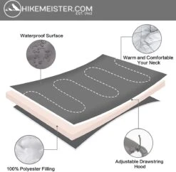 Meisterhome® Mummy Slaapzak - Kamperen - Antraciet - Ca. 220 X 75 Cm - Incl. Draagtas 9 Meisterhome® Mummy Slaapzak - Kamperen - Antraciet - Ca. 220 X 75 Cm - Incl. Draagtas -Buitenkampeer Winkel 1200x1176 7