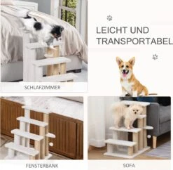 PawHut Huisdierentrap Met Krabpaal Bal 4 Treden Kattentrap Dierentrap Pluche Jute D06-093 18 PawHut Huisdierentrap Met Krabpaal Bal 4 Treden Kattentrap Dierentrap Pluche Jute D06-093 -Buitenkampeer Winkel 1200x1178 10