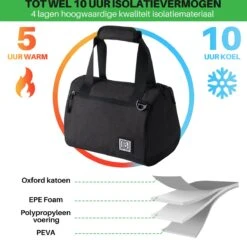 Brisby 4 Laags Geïsoleerde Koeltas - Lunchtas 10 Liter - Zwart 14 Brisby 4 Laags Geïsoleerde Koeltas - Lunchtas 10 Liter - Zwart -Buitenkampeer Winkel 1200x1178 3