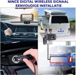 Nince ARC1 Draadloze Achteruitrijcamera Draadloos 2022 Model - 5 Inch Digitale Achteruit Rijcamera Met IR Nachtzicht - 2 Kanaals -Buitenkampeer Winkel 1200x1178 9