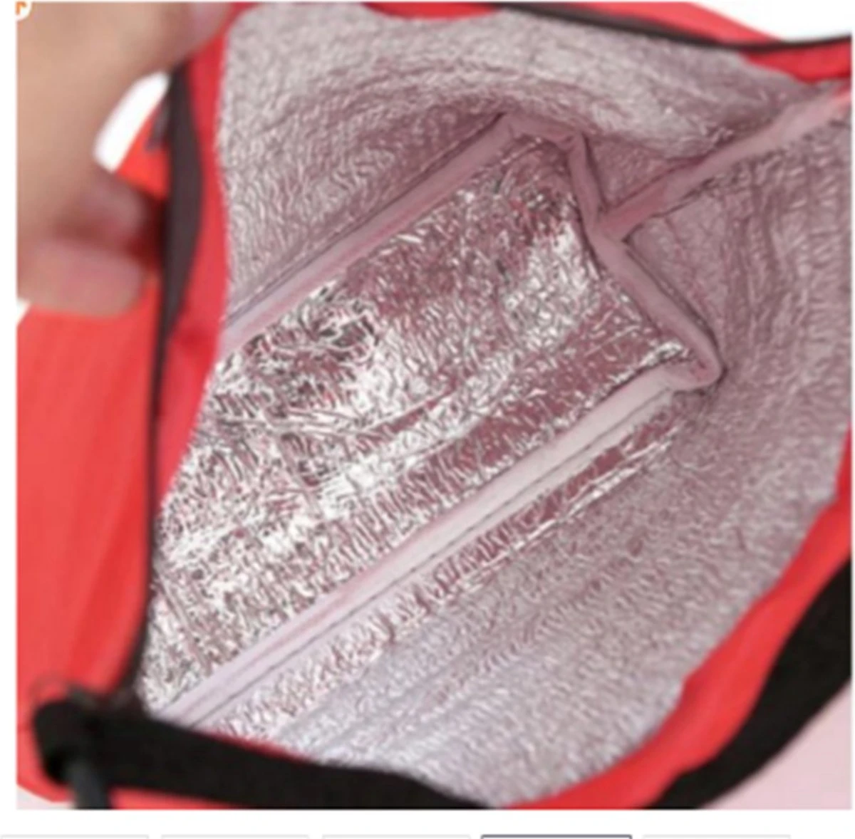 Merkloos Koeltas Lunch - Lunchtas Volwassenen - Kinderen - Lunchtrommel - Picknicktas - Koelzak - Coolbag - Waterdicht - Roze 4 Merkloos Koeltas Lunch - Lunchtas Volwassenen - Kinderen - Lunchtrommel - Picknicktas - Koelzak - Coolbag - Waterdicht - Roze - Afbeelding 2