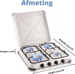 Kemper Gaskooktoestel Set – Campingset – Campingkookset – INCLUSIEF Installatiesetje – TOT 4 RVS Branders -Buitenkampeer Winkel 1200x1182 15