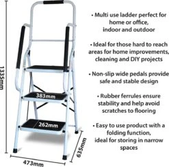 Aidapt Opstapkruk Met Leuning - 3 Treden 11 Aidapt Opstapkruk Met Leuning - 3 Treden -Buitenkampeer Winkel 1200x1182 17