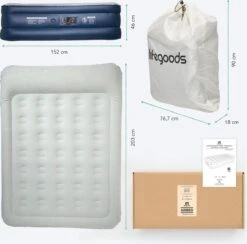 LifeGoods Luchtbed - 2 Persoons - Met Ingebouwde Pomp - Incl. Draagtas En Reparatiekit 21 LifeGoods Luchtbed - 2 Persoons - Met Ingebouwde Pomp - Incl. Draagtas En Reparatiekit -Buitenkampeer Winkel 1200x1184 4