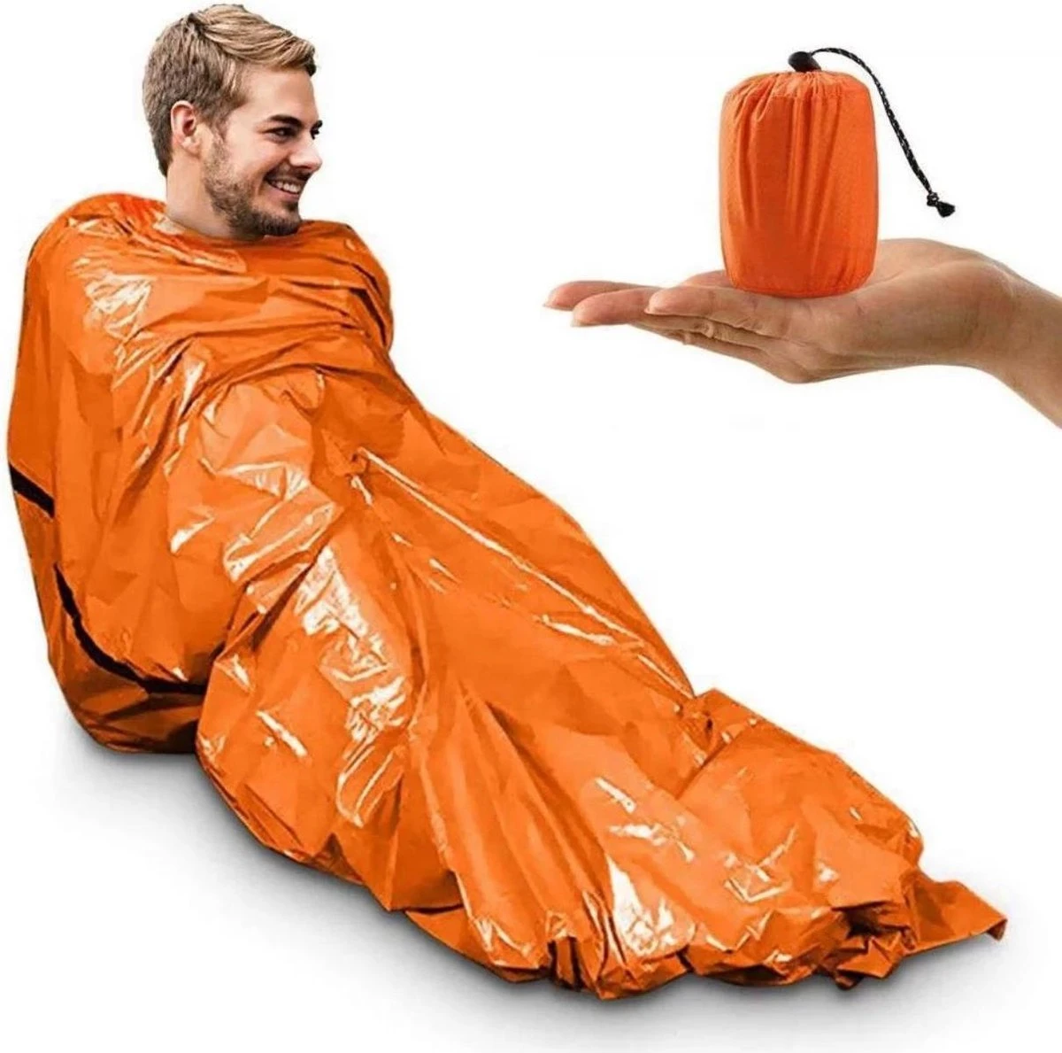 REPUS Nood Slaapzak | Life Bivy | Travel Safe |Lichtgewicht Slaapzak | Bivakzak | Extreme Light |Camperen | Outdoor | Camping | Musthave |Slaapzak | Wandelen | Tent | Reizen | Roadtrip | 10 REPUS Nood Slaapzak | Life Bivy | Travel Safe |Lichtgewicht Slaapzak | Bivakzak | Extreme Light |Camperen | Outdoor | Camping | Musthave |Slaapzak | Wandelen | Tent | Reizen | Roadtrip | - Afbeelding 9