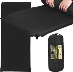 Springos Slaapmat | Zelfopblazend | 180 Cm | Inclusief Hoes | Zwart -Buitenkampeer Winkel 1200x1190 8