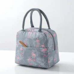 Koeltas - Lunchtas - Volwassenen En Kinderen - Compact & Handig: Zomer - Picknick -School - Lunch - Werk - Grijs Flamingo 18 Koeltas - Lunchtas - Volwassenen En Kinderen - Compact & Handig: Zomer - Picknick -School - Lunch - Werk - Grijs Flamingo -Buitenkampeer Winkel 1200x1196 2