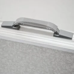 Aluminium Kampeertafel 120x60cm - Campingtafel Inklapbaar - 3-voudig Verstelbare Vouwtafel Grijs -Buitenkampeer Winkel 1200x1198 2