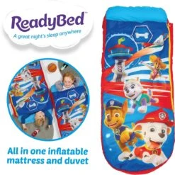 Paw Patrol Junior ReadyBed-2 In 1 Kids Sleeping Inflatable Air Bed In A Bag With A Pump, Polyester, Single 14 Paw Patrol Junior ReadyBed-2 In 1 Kids Sleeping Inflatable Air Bed In A Bag With A Pump, Polyester, Single -Buitenkampeer Winkel 1200x1199 5