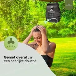 Needventure Solar Douche - Camping Douchezak - Buiten Douche - Tuindouche - Inclusief Thermometer - Waterzak Met Douchekop - 20L - Zwart -Buitenkampeer Winkel 1200x1200 1036
