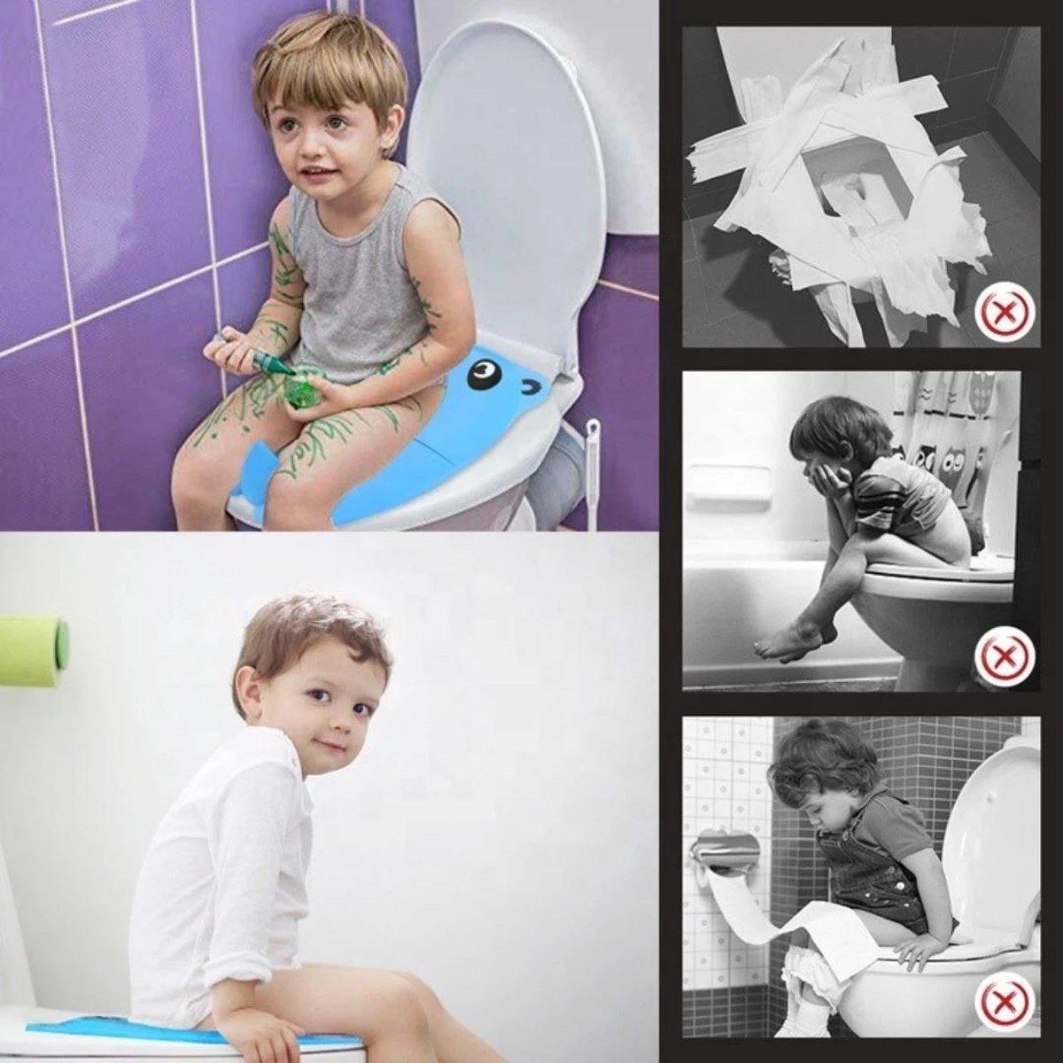 Blauwe Opvouwbare Toilet Zitje - WC Verkleiner - WC Bril Verkleiner- Urinoirs Kind - Toilet Training - Plas Trainer Zitje - Reis Accessoires - Camping Toilet Zitje - Toilet Verkleiner - Toilet Bril Verkleiner 8 Blauwe Opvouwbare Toilet Zitje - WC Verkleiner - WC Bril Verkleiner- Urinoirs Kind - Toilet Training - Plas Trainer Zitje - Reis Accessoires - Camping Toilet Zitje - Toilet Verkleiner - Toilet Bril Verkleiner - Afbeelding 6