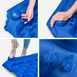 TRVLMORE Slaapmat - Zelfopblazend - 1 Persoons - Ingebouwde Pomp En Kussen - Blauw -Buitenkampeer Winkel 1200x1200 1081