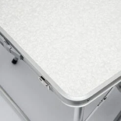 Aluminium Kampeertafel 120x60cm - Campingtafel Inklapbaar - 3-voudig Verstelbare Vouwtafel Grijs -Buitenkampeer Winkel 1200x1200 151