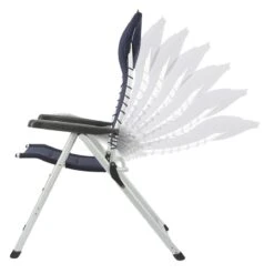 Campart Campingstoel CH-0592 - Opvouwbaar Met Hoofdsteun - 7 Verstelbare Standen - Lichtgewicht - Blauw -Buitenkampeer Winkel 1200x1200 19