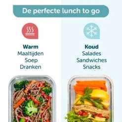 ForDig Lunchtas Zwart - Koeltas Gemaakt Van 600D Polyester Met PEVA-Voering - Ruimte Voor Lunchtrommel / Snacks / Blikjes - Koel Tas Met Mesh Opbergruimtes En Ruimte Voor Bestek - Lunch Tas Cool Bag - Coolerbag - Kleine Cooler -Buitenkampeer Winkel 1200x1200 245