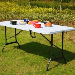 Casaria Tuintafel Opvouwbaar – Met Draaggreep 220x70 Cm – Wit 22 Casaria Tuintafel Opvouwbaar – Met Draaggreep 220x70 Cm – Wit -Buitenkampeer Winkel 1200x1200 26