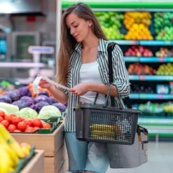 Brisby 4 Laags Geïsoleerde Koeltas - Boodschappentas 21 Liter - Grijs -Buitenkampeer Winkel 1200x1200 281