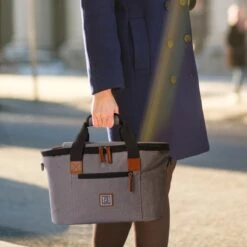 Brisby 4 Laags Geïsoleerde Koeltas - Boodschappentas 21 Liter - Grijs -Buitenkampeer Winkel 1200x1200 282