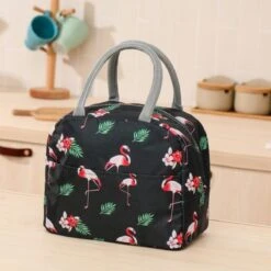Koeltas - Lunchtas - Volwassenen En Kinderen - Compact & Handig: Zomer - Picknick -School - Lunch - Werk - Zwart Flamingo 11 Koeltas - Lunchtas - Volwassenen En Kinderen - Compact & Handig: Zomer - Picknick -School - Lunch - Werk - Zwart Flamingo -Buitenkampeer Winkel 1200x1200 302