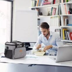 Lunchtas - Koeltas Voor Dames En Heren - Cool Bag - 4 Laags Geïsoleerde Koeltas - Kleine Cooler - Lunch Box - Lunchtas 15 Liter -Buitenkampeer Winkel 1200x1200 312