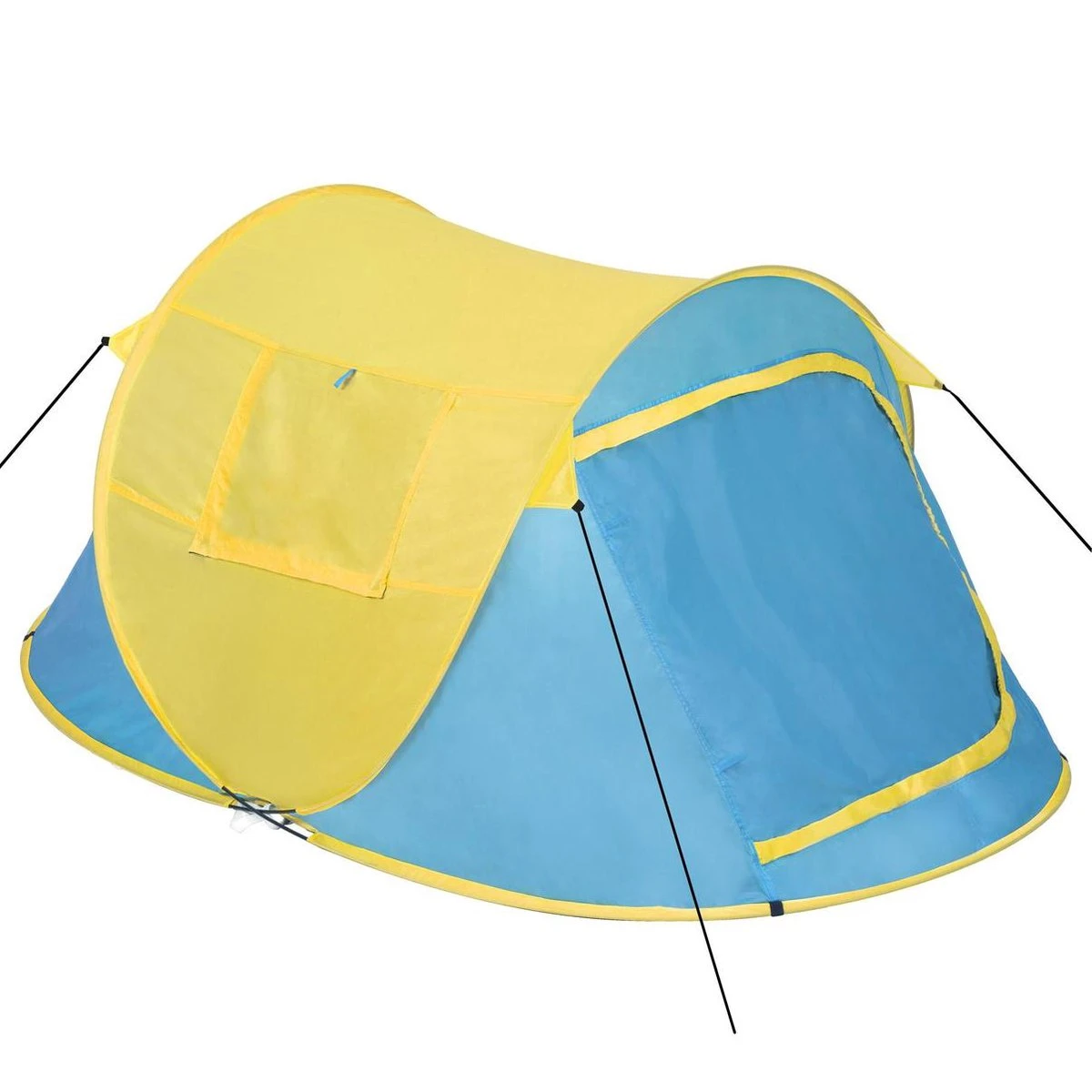 Pop Up Tent Waterkolom 1500 Mm/Cm² - Blauw - 2 Persoons 7 Pop Up Tent Waterkolom 1500 Mm/Cm² - Blauw - 2 Persoons - Afbeelding 5