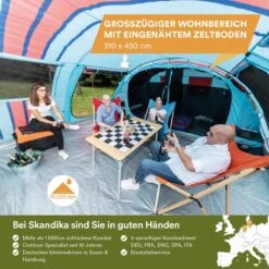 Skandika Gotland Tunneltent Voor 6 Personen, Grote Familietent In Racing-design, Ingenaaide Tentbodem, Waterdicht, 5000 Mm Waterkolom, Slaapcabine Met Scheidingswand, Muggennet (let Op, Komt Met Kleurfouten) 15 Skandika Gotland Tunneltent Voor 6 Personen, Grote Familietent In Racing-design, Ingenaaide Tentbodem, Waterdicht, 5000 Mm Waterkolom, Slaapcabine Met Scheidingswand, Muggennet (let Op, Komt Met Kleurfouten) -Buitenkampeer Winkel 1200x1200 435