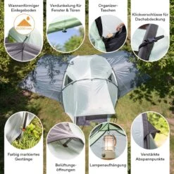 Skandika Bern 4 Koepeltent - Koepeltent - Tenten - 4 Persoons Kampeertent Met Panoramisch Dakraam, 2 Slaapcabines, Grondzeil, 210 Cm Stahoogte, Waterdicht, 4000 Mm Waterkolom - Grote Outdoor Familie Tent, Kampeertent - Grijs 14 Skandika Bern 4 Koepeltent - Koepeltent - Tenten - 4 Persoons Kampeertent Met Panoramisch Dakraam, 2 Slaapcabines, Grondzeil, 210 Cm Stahoogte, Waterdicht, 4000 Mm Waterkolom - Grote Outdoor Familie Tent, Kampeertent - Grijs -Buitenkampeer Winkel 1200x1200 442