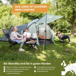 Skandika Bern 4 Koepeltent - Koepeltent - Tenten - 4 Persoons Kampeertent Met Panoramisch Dakraam, 2 Slaapcabines, Grondzeil, 210 Cm Stahoogte, Waterdicht, 4000 Mm Waterkolom - Grote Outdoor Familie Tent, Kampeertent - Grijs 15 Skandika Bern 4 Koepeltent - Koepeltent - Tenten - 4 Persoons Kampeertent Met Panoramisch Dakraam, 2 Slaapcabines, Grondzeil, 210 Cm Stahoogte, Waterdicht, 4000 Mm Waterkolom - Grote Outdoor Familie Tent, Kampeertent - Grijs -Buitenkampeer Winkel 1200x1200 443