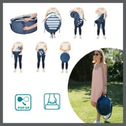 Babymoov Babyni Speelruimte & Extra Bedje Anti-UV FPS 50+ Marinière -Buitenkampeer Winkel 1200x1200 470