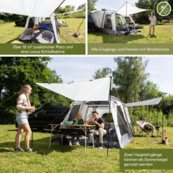 Skandika Pitea XL CROSS Tent – Koepeltenten - Autotent – Campingtent Voor SUV, Caddy, Auto, CUV - Voor Max. 4 Personen – Vrijstaand – Met/zonder Slaapcabine – Max. Stahoogte 230 Cm – 3000mm Waterkolom - 475 X 290 X 230 Cm (LxBxH) – Kamperen - Grijs 16 Skandika Pitea XL CROSS Tent – Koepeltenten - Autotent – Campingtent Voor SUV, Caddy, Auto, CUV - Voor Max. 4 Personen – Vrijstaand – Met/zonder Slaapcabine – Max. Stahoogte 230 Cm – 3000mm Waterkolom - 475 X 290 X 230 Cm (LxBxH) – Kamperen - Grijs -Buitenkampeer Winkel 1200x1200 486