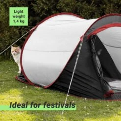 JEMIDI Tweepersoons Pop-up Tent - Opgooitent, Werptent Voor 2 Personen - Ideaal Als Festivaltent Of Kampeertent - Verschillende Kleuren 13 JEMIDI Tweepersoons Pop-up Tent - Opgooitent, Werptent Voor 2 Personen - Ideaal Als Festivaltent Of Kampeertent - Verschillende Kleuren -Buitenkampeer Winkel 1200x1200 514