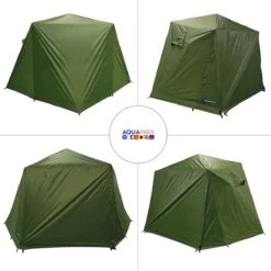 FisherPro Karpertent Met Stormcover – Vistent – Tent - Bescherming Tegen Zon En Wind – 100% Waterdichte Stormhoes – Met Handige Meeneemtas – Ook Geschikt Als Strandtent Of Festivaltent – Extra Veiligheid En Warmte Door Stormcover 34 FisherPro Karpertent Met Stormcover – Vistent – Tent - Bescherming Tegen Zon En Wind – 100% Waterdichte Stormhoes – Met Handige Meeneemtas – Ook Geschikt Als Strandtent Of Festivaltent – Extra Veiligheid En Warmte Door Stormcover -Buitenkampeer Winkel 1200x1200 520