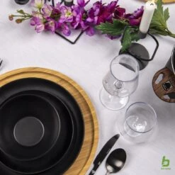 Bo-Camp Industrial - Bestekset - Ballona - 16-delig 4-Persoons - Zwart -Buitenkampeer Winkel 1200x1200 568