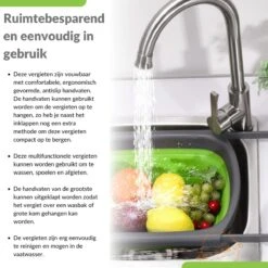 Buxibo - 3-Delige Keuken Vergiet Set Inklapbaar Groen/Grijs 26 Buxibo - 3-Delige Keuken Vergiet Set Inklapbaar Groen/Grijs -Buitenkampeer Winkel 1200x1200 575