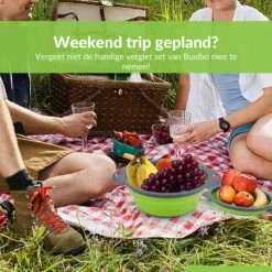 Buxibo - 3-Delige Keuken Vergiet Set Inklapbaar Groen/Grijs 33 Buxibo - 3-Delige Keuken Vergiet Set Inklapbaar Groen/Grijs -Buitenkampeer Winkel 1200x1200 581