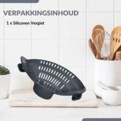 SensaHome- Siliconen Vergiet - Keuken Afgietdeksel - Afgiethulp - Siliconen - BPA Vrij - Grijs 29 SensaHome- Siliconen Vergiet - Keuken Afgietdeksel - Afgiethulp - Siliconen - BPA Vrij - Grijs -Buitenkampeer Winkel 1200x1200 602