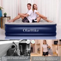 OlarHike Queen Size Luchtmatras Met Geïntegreerde Elektrische Pomp, Zelfopblazend Luchtbed, Voor 2 Personen, Premium Gastenbed, Opblaasbaar Matras Voor Camping Of Thuisgebruik, 203 X 152 X 46 Cm 12 OlarHike Queen Size Luchtmatras Met Geïntegreerde Elektrische Pomp, Zelfopblazend Luchtbed, Voor 2 Personen, Premium Gastenbed, Opblaasbaar Matras Voor Camping Of Thuisgebruik, 203 X 152 X 46 Cm -Buitenkampeer Winkel 1200x1200 704