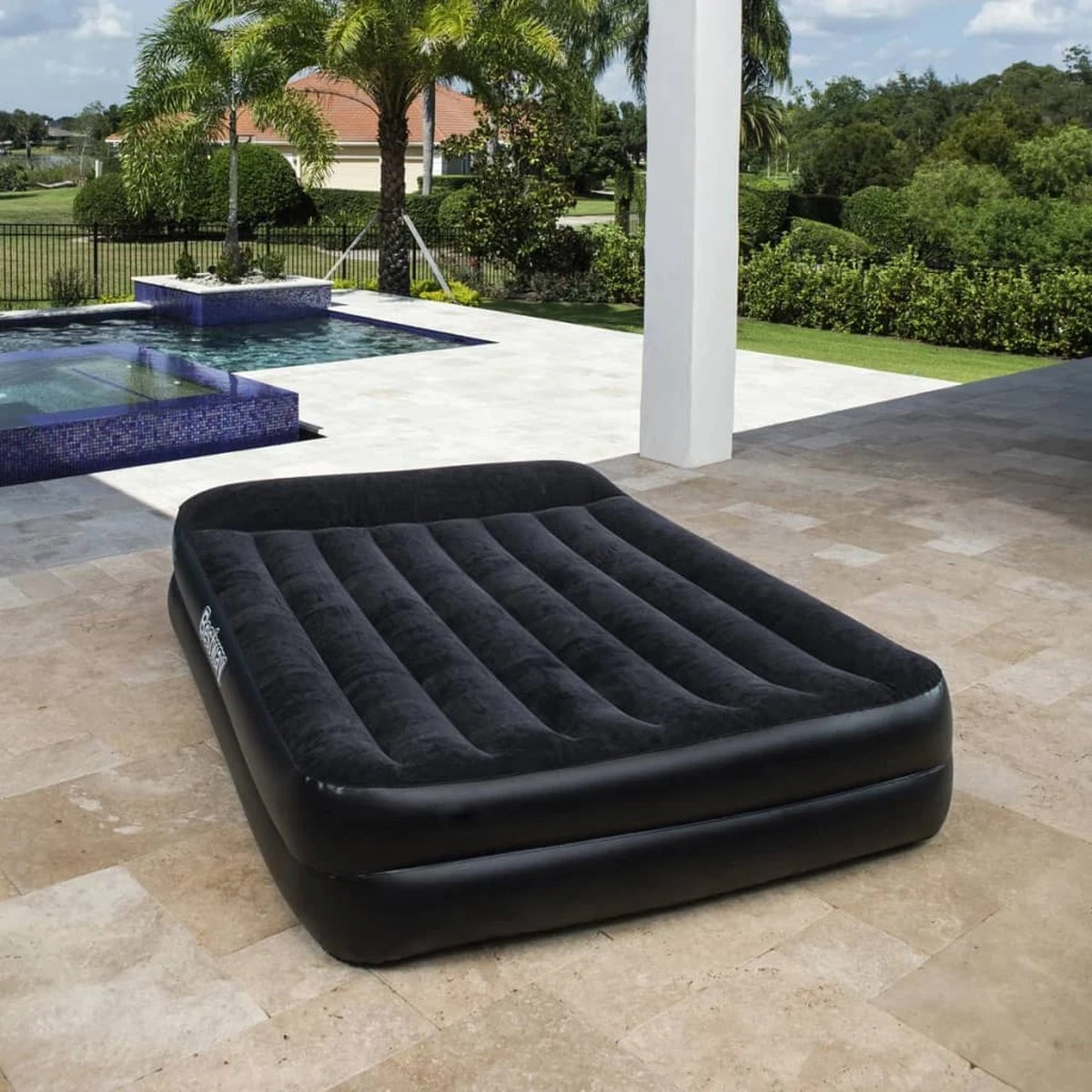 Bestway Luchtbed Tritech Premium+ - 2 Persoons - Ingebouwde Pomp - Extra Dik - Stevige Constructie 2 Bestway Luchtbed Tritech Premium+ - 2 Persoons - Ingebouwde Pomp - Extra Dik - Stevige Constructie