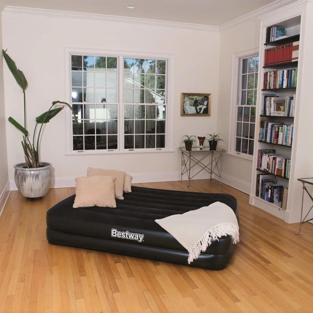 Bestway Luchtbed Tritech Premium+ - 2 Persoons - Ingebouwde Pomp - Extra Dik - Stevige Constructie 17 Bestway Luchtbed Tritech Premium+ - 2 Persoons - Ingebouwde Pomp - Extra Dik - Stevige Constructie - Afbeelding 16