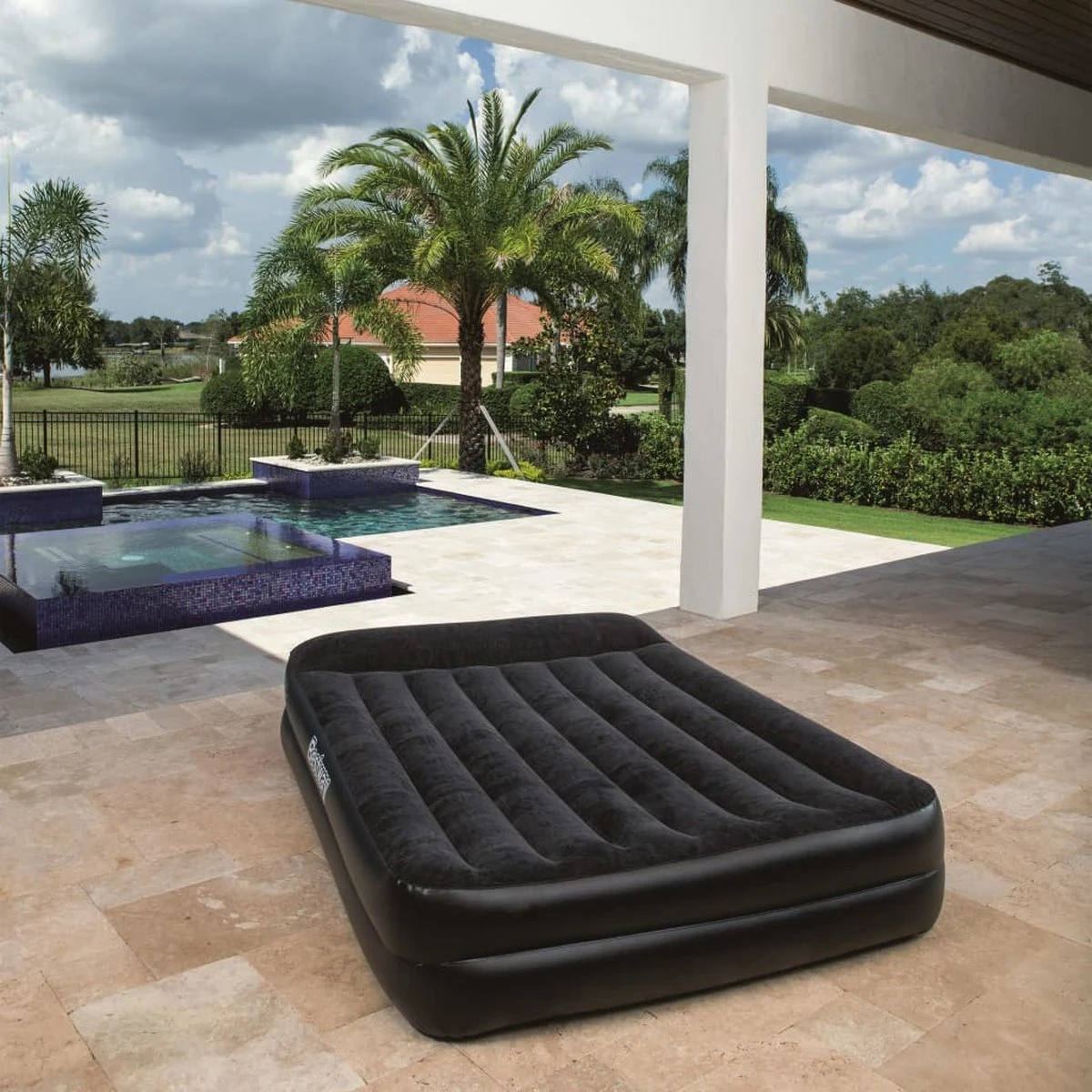 Bestway Luchtbed Tritech Premium+ - 2 Persoons - Ingebouwde Pomp - Extra Dik - Stevige Constructie 21 Bestway Luchtbed Tritech Premium+ - 2 Persoons - Ingebouwde Pomp - Extra Dik - Stevige Constructie - Afbeelding 20