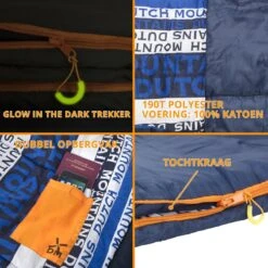 Dutch Mountains Slaapzak Goeree XL - Extra Groot 220x90cm - Katoenen Binnenkant - Aanritsbaar - Tochtstrip En Compressiehoes 12 Dutch Mountains Slaapzak Goeree XL - Extra Groot 220x90cm - Katoenen Binnenkant - Aanritsbaar - Tochtstrip En Compressiehoes -Buitenkampeer Winkel 1200x1200 743