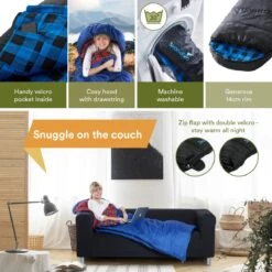 Skandika Dundee Flannel-L Slaapzak – Mummmieslaapzakken – Slaapzakken Volwassen - Maat M – Unisex - Katoen, Luxe Kwaliteit, Dubbele Slaapzak, 3 Seizoenen, Tot -20°C - 220 X 80 Cm - Outdoor Kampeerslaapzak – Ritssluiting Links - Zwart/blauw 10 Skandika Dundee Flannel-L Slaapzak – Mummmieslaapzakken – Slaapzakken Volwassen - Maat M – Unisex - Katoen, Luxe Kwaliteit, Dubbele Slaapzak, 3 Seizoenen, Tot -20°C - 220 X 80 Cm - Outdoor Kampeerslaapzak – Ritssluiting Links - Zwart/blauw -Buitenkampeer Winkel 1200x1200 771