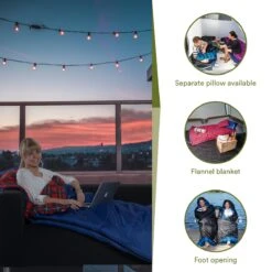 Skandika Dundee Flannel-L Slaapzak – Mummmieslaapzakken – Slaapzakken Volwassen - Maat M – Unisex - Katoen, Luxe Kwaliteit, Dubbele Slaapzak, 3 Seizoenen, Tot -20°C - 220 X 80 Cm - Outdoor Kampeerslaapzak – Ritssluiting Links - Zwart/blauw 11 Skandika Dundee Flannel-L Slaapzak – Mummmieslaapzakken – Slaapzakken Volwassen - Maat M – Unisex - Katoen, Luxe Kwaliteit, Dubbele Slaapzak, 3 Seizoenen, Tot -20°C - 220 X 80 Cm - Outdoor Kampeerslaapzak – Ritssluiting Links - Zwart/blauw -Buitenkampeer Winkel 1200x1200 772