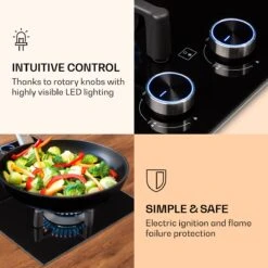 Illuminosa Domino Gaskookplaat 2-pits Sabaf Branders Glaskeramiek -Buitenkampeer Winkel 1200x1200 822