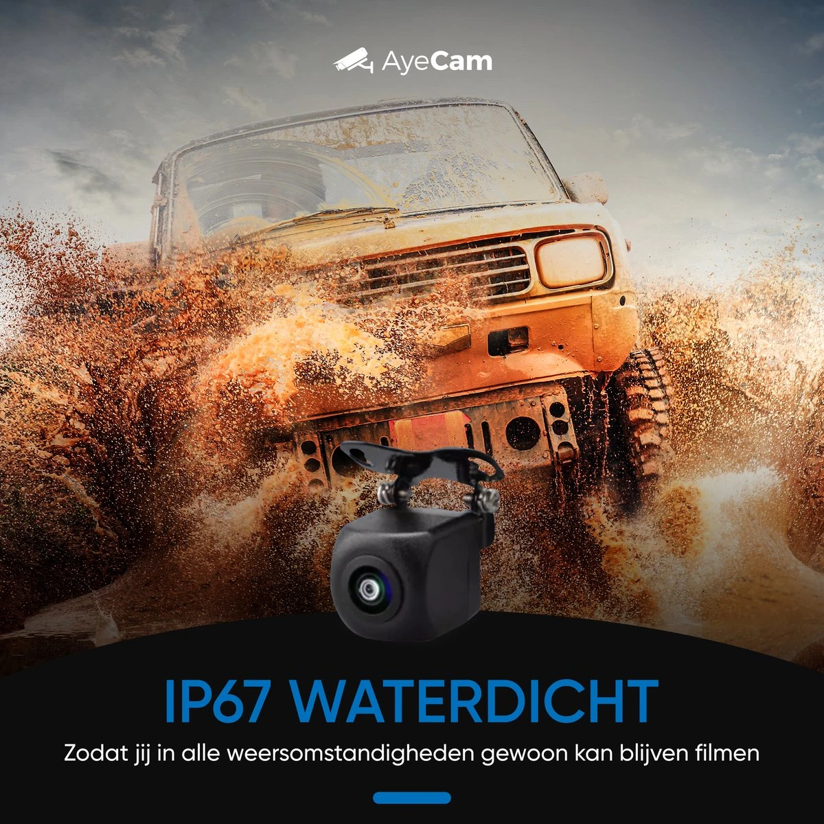 AyeCam Achteruitrijcamera - 4,3 Inch Scherm - 2 Kanaals – Nachtzicht - Incl. Begeleidingslijnen 8 AyeCam Achteruitrijcamera - 4,3 Inch Scherm - 2 Kanaals – Nachtzicht - Incl. Begeleidingslijnen - Afbeelding 6