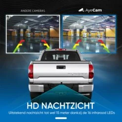 AyeCam Achteruitrijcamera - 4,3 Inch Scherm - 2 Kanaals – Nachtzicht - Incl. Begeleidingslijnen 20 AyeCam Achteruitrijcamera - 4,3 Inch Scherm - 2 Kanaals – Nachtzicht - Incl. Begeleidingslijnen -Buitenkampeer Winkel 1200x1200 962