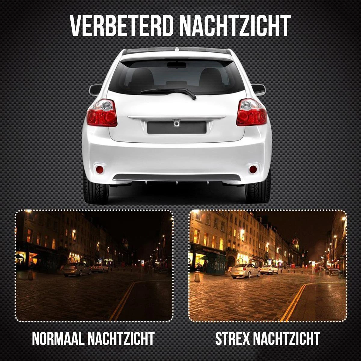 Strex Achteruitrijcamera - Universeel RCA - 12 LED Nachtzicht - IP68 Waterdicht - Achteruitrij Camera Auto 4 Strex Achteruitrijcamera - Universeel RCA - 12 LED Nachtzicht - IP68 Waterdicht - Achteruitrij Camera Auto - Afbeelding 2