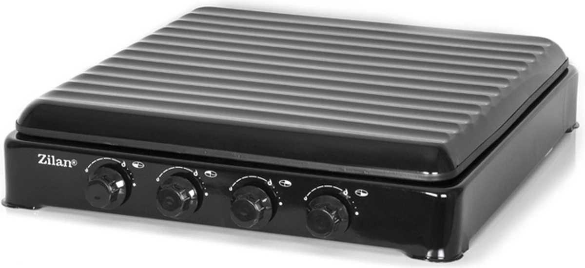 Zilan - Gas Kooktoestel 4 Pits - Campingkooktoestel - Gaskookplaat - Zwart 5 Zilan - Gas Kooktoestel 4 Pits - Campingkooktoestel - Gaskookplaat - Zwart - Afbeelding 3